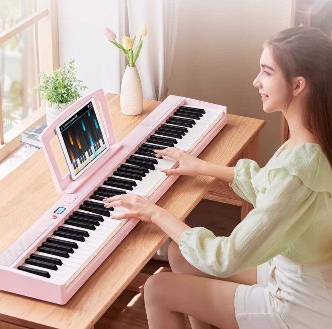 高顏值智能鋼琴新寵，特倫斯V30 Pro折疊琴出圈了！